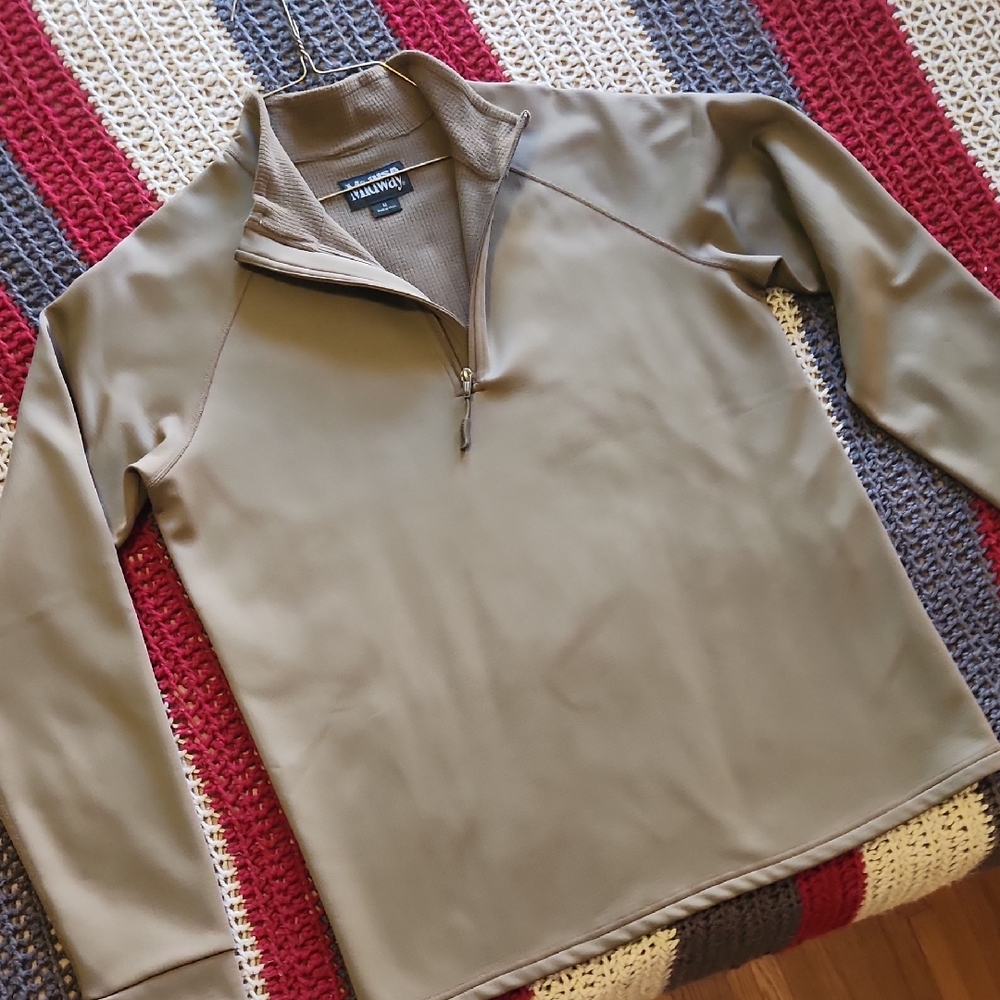 MidwayUSA Light Brown Quarter-Zip Pullover